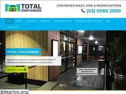Sites similar to totalcontainers.com.au