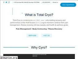 Sites similar to totalcryo.com