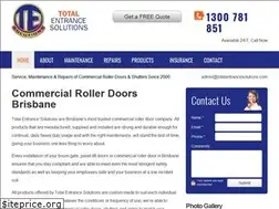 Sites similar to totalentrancesolutions.com