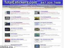 Sites similar to totalestickers.com