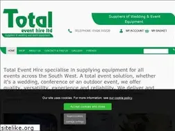 Sites similar to totaleventhire.co.uk
