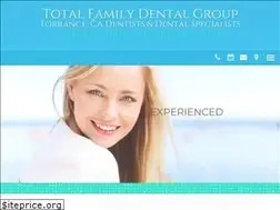 Sites similar to totalfamilydentalgroup.com