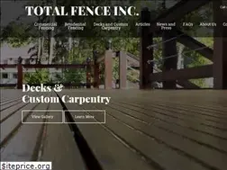 Sites similar to totalfenceinc.ca