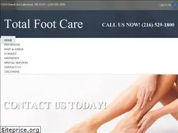 Sites similar to totalfootcares.com
