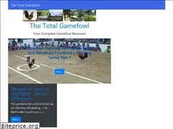 Sites similar to totalgamefowl.com