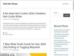 Sites similar to totalhairfitness.com