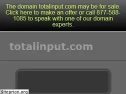 Sites similar to totalinput.com