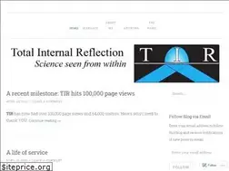 Sites similar to totalinternalreflectionblog.com