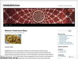 Sites similar to totallydelicious.wordpress.com