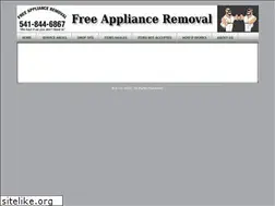 Sites similar to totallyfreeapplianceremoval.com