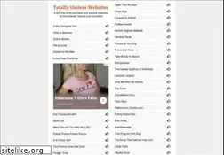 Sites similar to totallyuselesswebsites.com