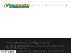 Sites similar to totalnutritionsanmarcos.com