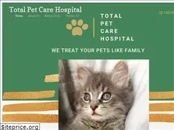 Sites similar to totalpetcarehospital.com