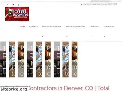 Sites similar to totalroofingdenver.com