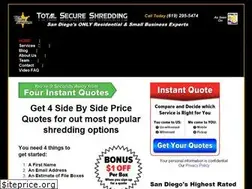 Sites similar to totalsecureshredding.com