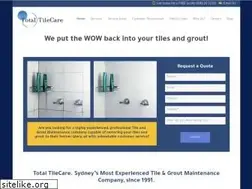 Sites similar to totaltilecare.com.au