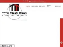 Sites similar to totaltranslation.com