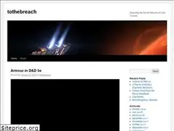 Sites similar to tothebreach.wordpress.com