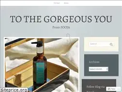 Sites similar to tothegorgeousyou.com