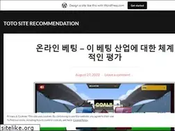 Sites similar to totositerecommendation0.wordpress.com