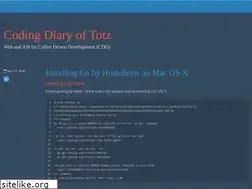 Sites similar to totzyuta.github.io