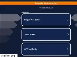 Sites similar to touch-this.in