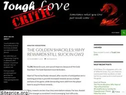 Sites similar to toughlovecritic.wordpress.com