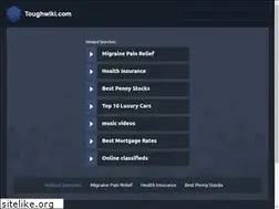 Sites similar to toughwiki.com