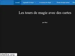 Sites similar to tourdemagiecartes.com