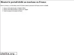 Sites similar to tourisme-francais.net
