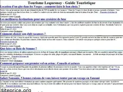 Sites similar to tourisme-lequesnoy.com