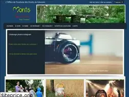 Sites similar to tourisme-montsdulimousin.fr