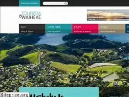 Sites similar to tourismwaiheke.co.nz