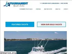 Sites similar to tournamentyachtsales.com
