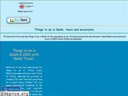 Sites similar to toursinbelek.com