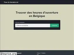 Sites similar to tous-les-horaires.be