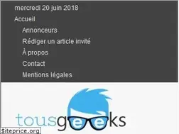 Sites similar to tousgeeks.com