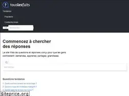 Sites similar to touslesfaits.fr