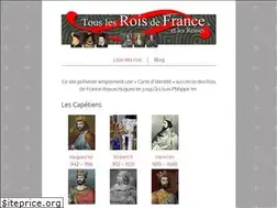 Sites similar to touslesroisdefrance.fr