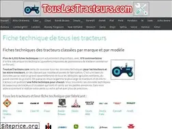 Sites similar to touslestracteurs.com
