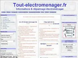 Sites similar to tout-electromenager.fr