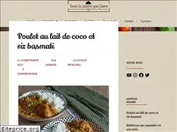 Sites similar to toutelacuisinequejaime.com