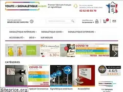 Sites similar to toutelasignaletique.com