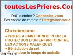 Sites similar to touteslesprieres.com