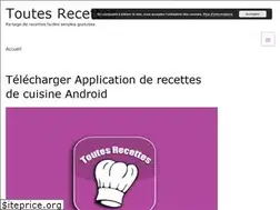 Sites similar to toutesrecettes.com