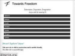 Sites similar to towardsfreedom.com