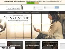 Sites similar to towncenterbank.com