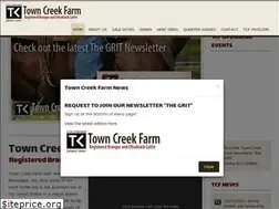 Sites similar to towncreekfarm.com
