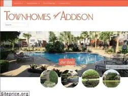 Sites similar to townhomesofaddison.com