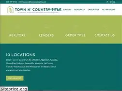 Sites similar to townncountrytitle.com